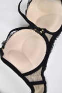 BIUSTONOSZ JULIA PUSH 19167 BLACK BEIGE