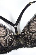 BIUSTONOSZ JULIA PUSH 19167 BLACK BEIGE